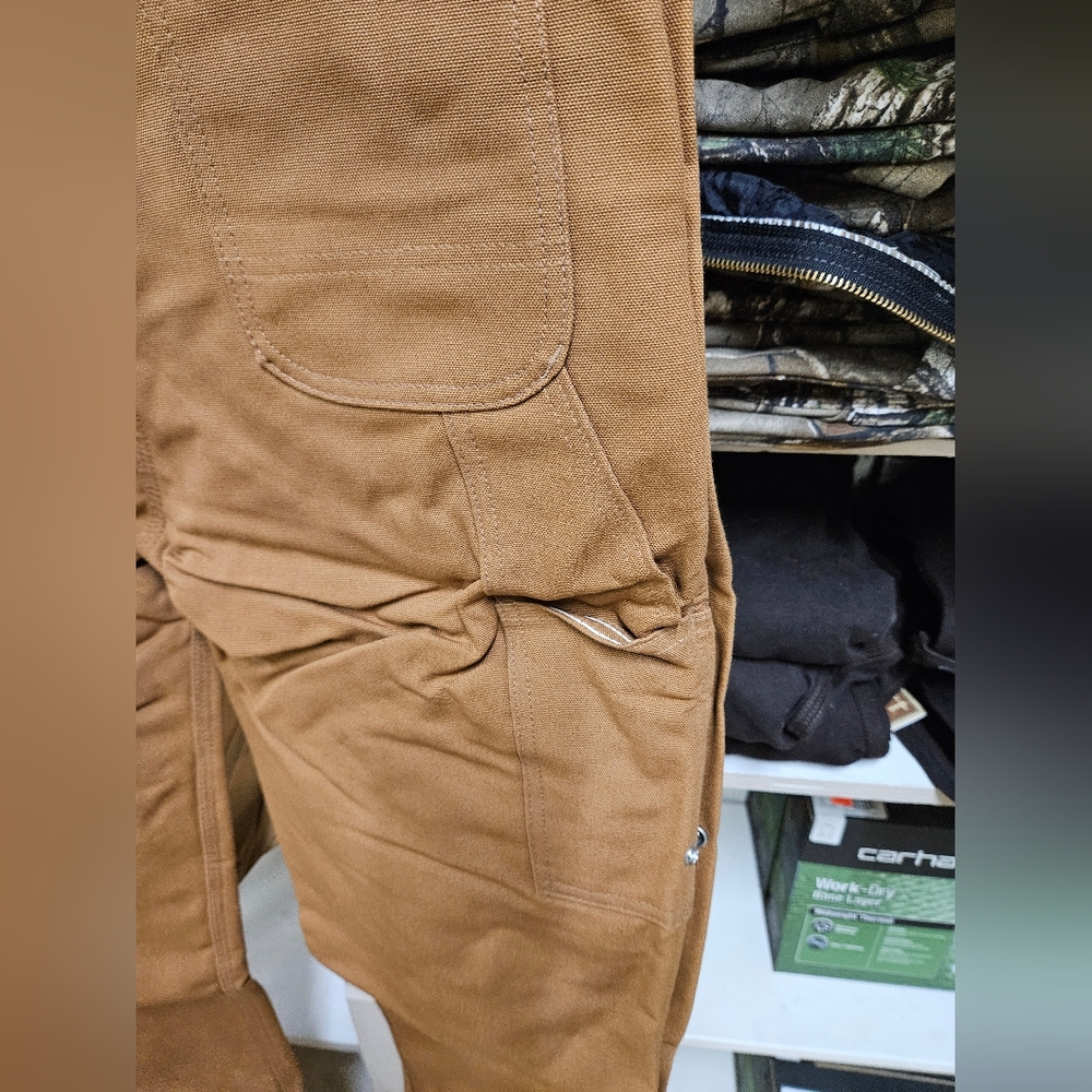 Vintage Carhartt Brown Duck Insulated Coveralls - Picture 6 of 10